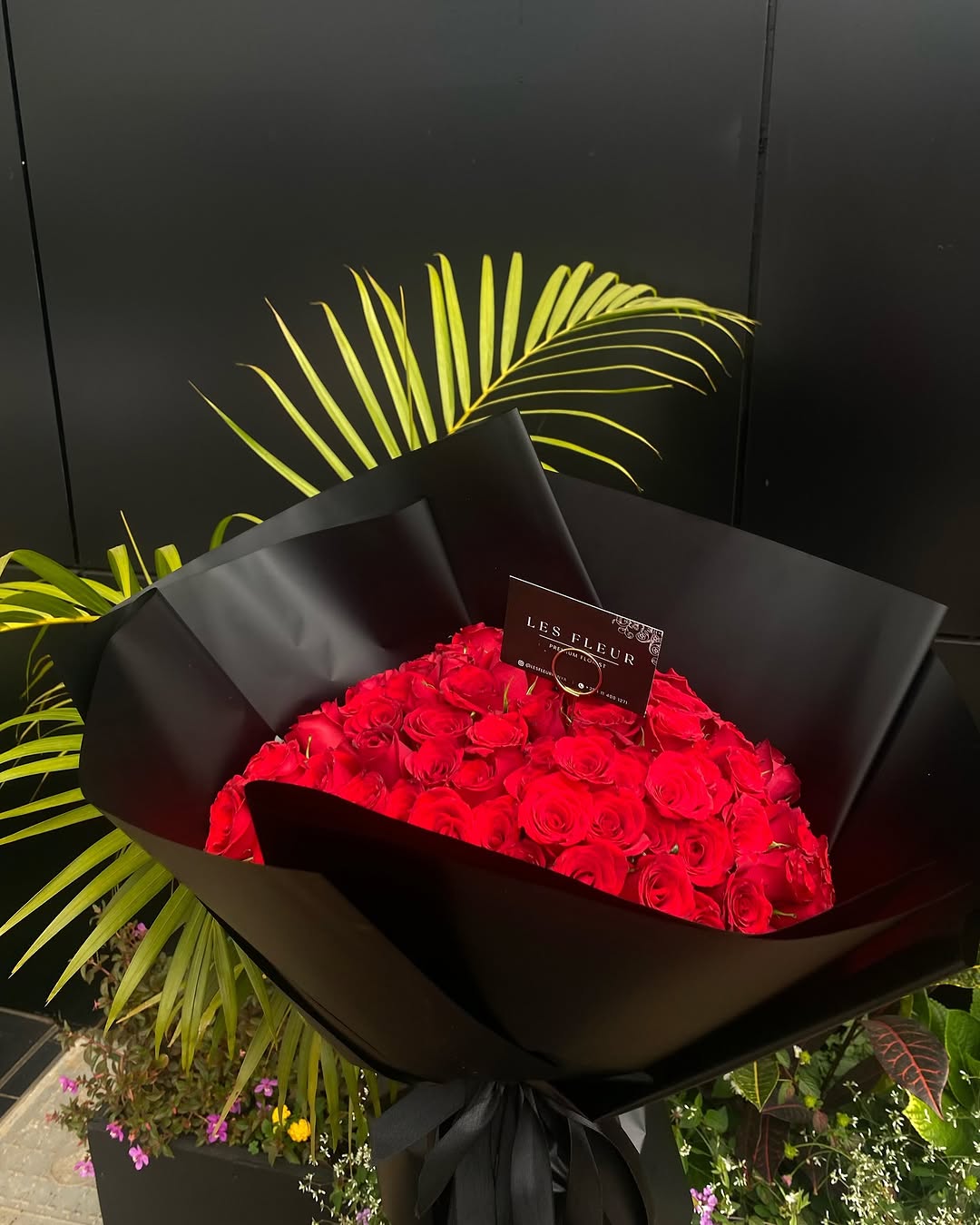 Midnight Velvet – LF 100 Premium Red Roses