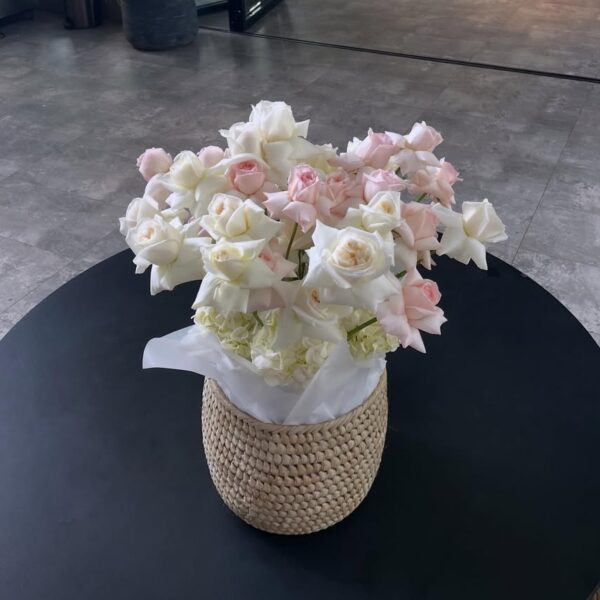 Hydrangea Blush – LF 55 Mixed Hydrangea & O’Hara Bouquet