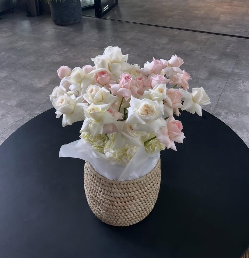 Hydrangea Blush – LF 55 Mixed Hydrangea & O’Hara Bouquet